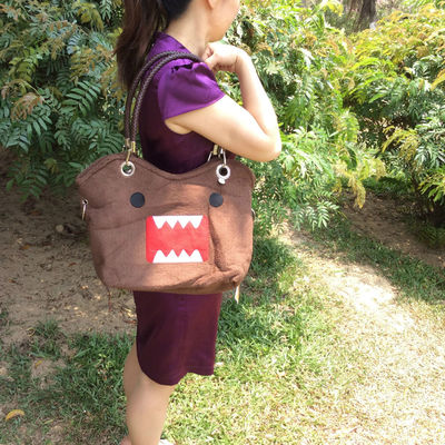 Tas Mewah Kustom OEM Single Shoulder Fasionable Girls Fluffy Animal Backpacks