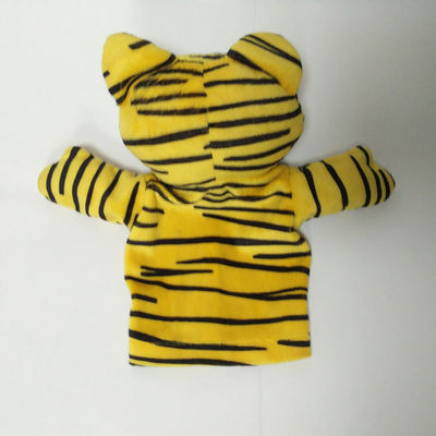 Novelty Tiger Leopard Plush Animal Puppet Plush Toys Boneka Tangan Lembut
