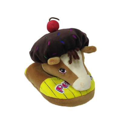Sapi Perah Kuning Lembut Plush Stuffed Animal Modeling Plush Flip Flop