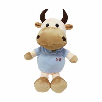 Zodiak Sapi Boneka Mewah Kartun Sapi Kecil Boneka Mainan Mewah Hewan