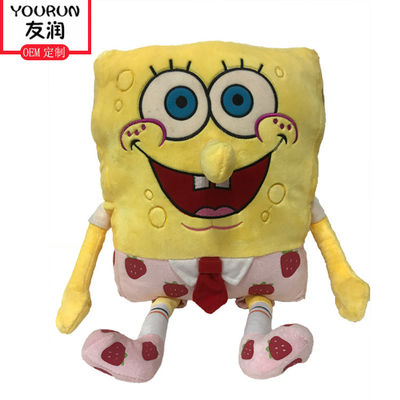 Mainan Mewah Anime OEM 40cm Spongebob Plush Pillow Hadiah Ulang Tahun Anak-anak