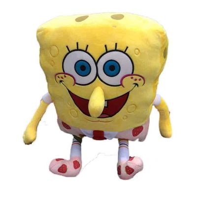Mainan Mewah Anime OEM 40cm Spongebob Plush Pillow Hadiah Ulang Tahun Anak-anak