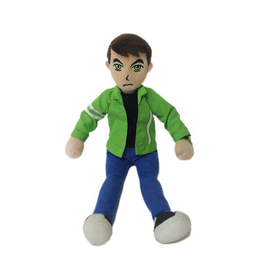 35cm Boneka Olahraga Hijau Boneka Mainan Berwarna-warni Hadiah Mainan Lembut Lucu