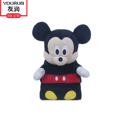 Mickey Minnie Soft Stuffed Plush Doll Mobile Phone Support Frame Disesuaikan