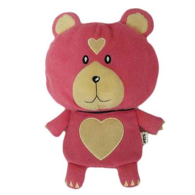 Merah Kecil Beruang Boneka Hewan Pemegang Kartu Hadiah Pemegang Kartu Mewah Aksesoris Mainan Lembut