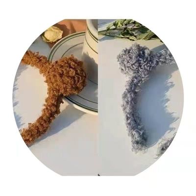 Wanita Antislip Bear Ear Plush Hairpin Face Washing Plush Headband
