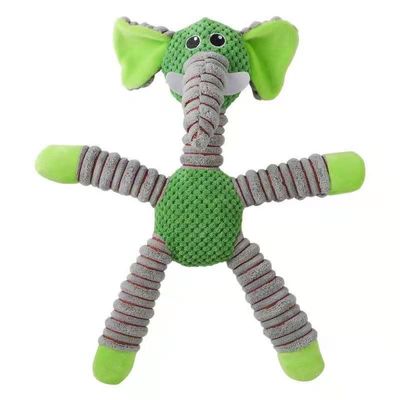 ISO ECO Friendly Anti Bite Puppy Dog Plush Toy Dengan Elastisitas
