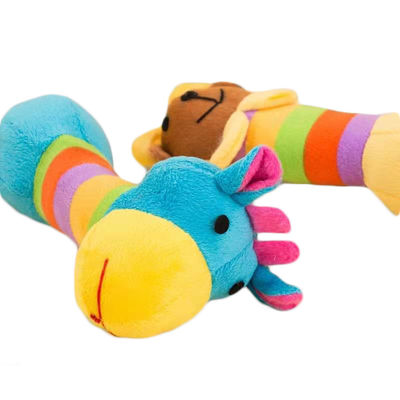 Bite Resistant Molar Dog Pets Plush Toys Bark Plush Pillow Dengan Suara 20cm