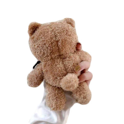 Boneka Beruang Boneka Apple Wireless Headset Pelindung Kasus Mewah