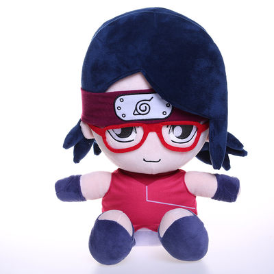 35cm Kacamata Merah Lucu Anak Boneka Mewah Tidak Mudah Cacat