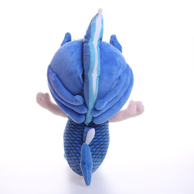 20cm Blue Plush Mermaid Stuffed Animal Untuk Bayi Tidur Bersama