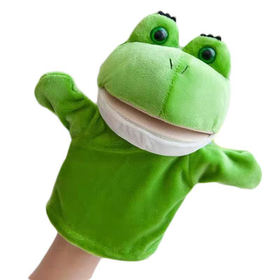 20cm Katak Mulut Tangan Boneka Boneka Hewan Sarung Tangan Boneka Mainan Mewah