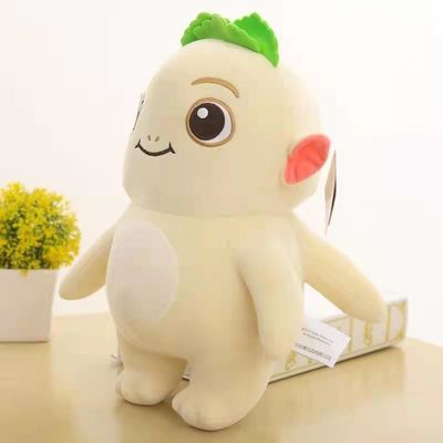 Kuning Muda 40 cm Huba Plushie Raja Iblis Kecil Boneka Lucu Anime Mainan Mewah