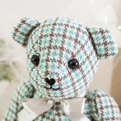 300g 23 cm Kotak Cubs Teddy Bear Mainan Mewah Boneka Kain Bayi Kenyamanan Teddy