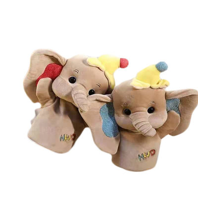 Sarung Tangan Gajah Boneka Boneka Tangan Mewah Mainan Mewah Menenangkan Bayi Untuk Tidur