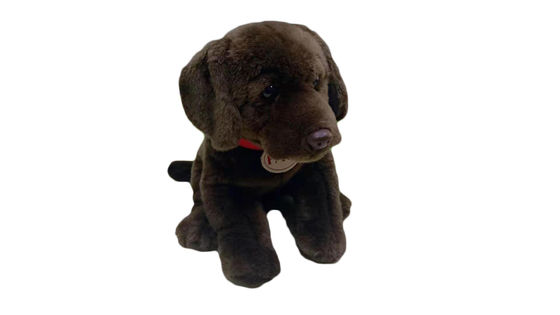 30cm Brown Dog Plush Toy Anak-anak Comfort Custom Dog Stuffed Animal