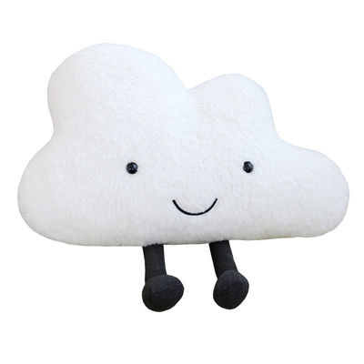 25cm White Pink New Simulation Cloud Plush Pillow Hadir Untuk Anak-anak