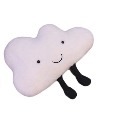 25cm White Pink New Simulation Cloud Plush Pillow Hadir Untuk Anak-anak