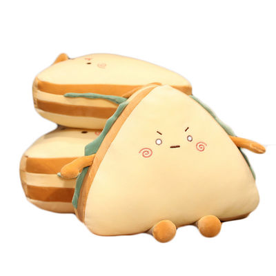 30 cm Kreatif Lucu Sandwich Boneka Mewah Bantal Bantal Super Lembut Mewah Dekorasi Rumah