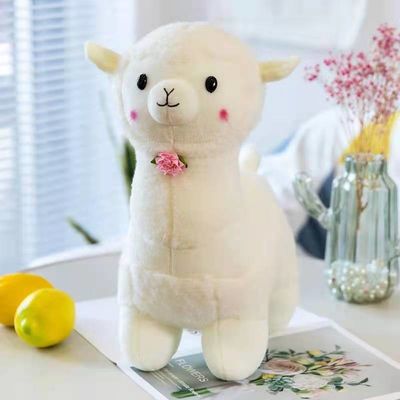 40cm Plush Alpaca Stuffed Toy Dengan Isi Kapas Polypropylene