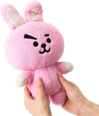 Boneka Plush Baby Soothing 25cm Pink Rabbit Tidak Berbau