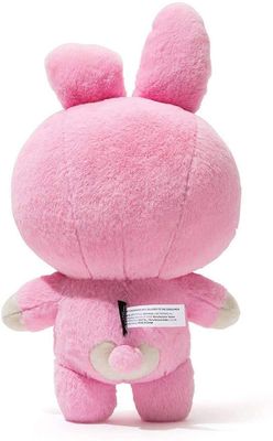 Boneka Plush Baby Soothing 25cm Pink Rabbit Tidak Berbau