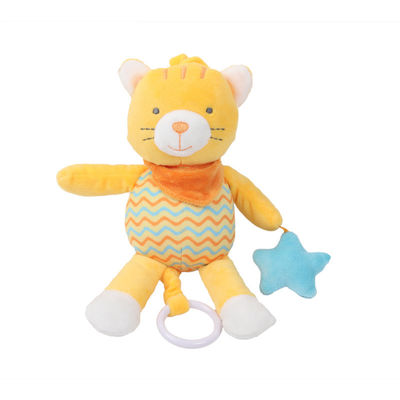 Baby Soothing Music Bell Boneka Mewah Hewan Dengan Cincin Gantung