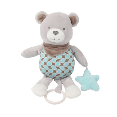 Baby Soothing Music Bell Boneka Mewah Hewan Dengan Cincin Gantung