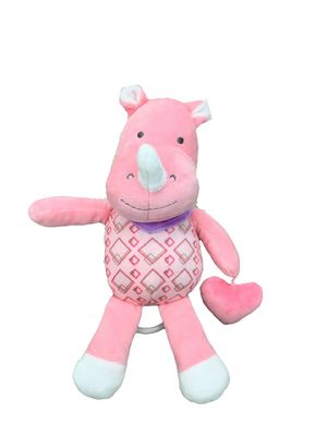 Baby Soothing Music Bell Boneka Mewah Hewan Dengan Cincin Gantung