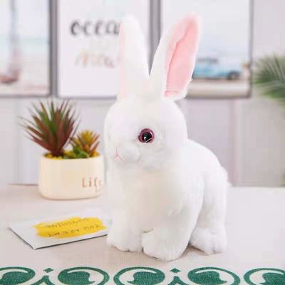 OEM 30cm Panjang Bunny Plush Toy Untuk Menenangkan Bayi