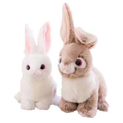 OEM 30cm Panjang Bunny Plush Toy Untuk Menenangkan Bayi