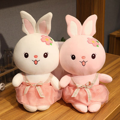 Mainan Kelinci Boneka Realistis 30cm yang Dapat Dicuci Tangan