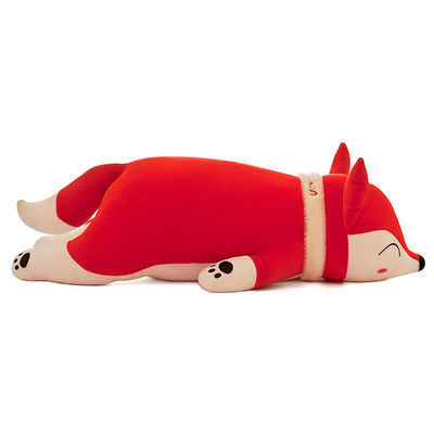 EN71 Non Shedding 30cm Fox Plush Doll Dengan Isi Kapas Bawah