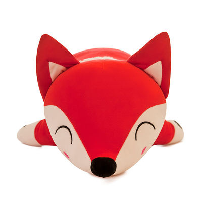 EN71 Non Shedding 30cm Fox Plush Doll Dengan Isi Kapas Bawah