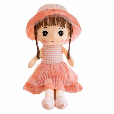 Polypropylene Cotton Filled Princess Plush Doll 40cm Untuk Anak Perempuan