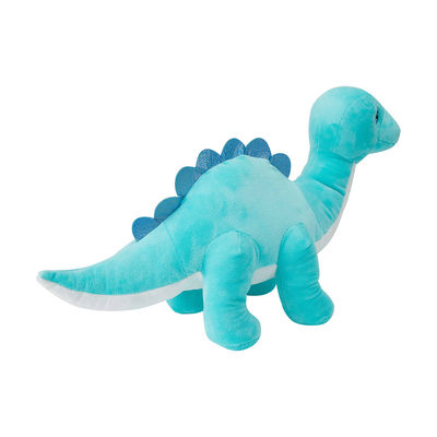Tidak Ada Deformasi Kawaii Biru Dinosaurus Boneka Mainan OEM ODM