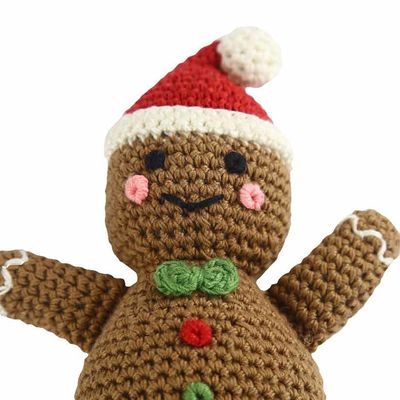 Buatan Tangan Combed Cotton Woven Crochet Doll 20cm