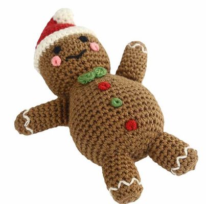 Buatan Tangan Combed Cotton Woven Crochet Doll 20cm