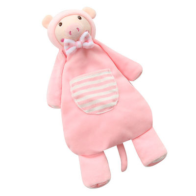 Kapas Kartun Saliva Plush Toy Non Shedding Hewan Berbentuk Plush Baby Saliva Handuk
