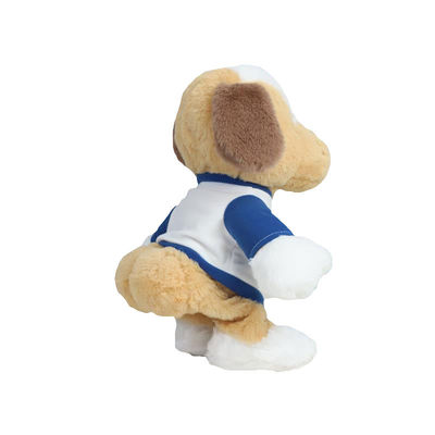 ODM Dicuci Ultra Soft Electric Dog Plush Toys 30cm Plush Dog Hadiah Terbaik Untuk Anak