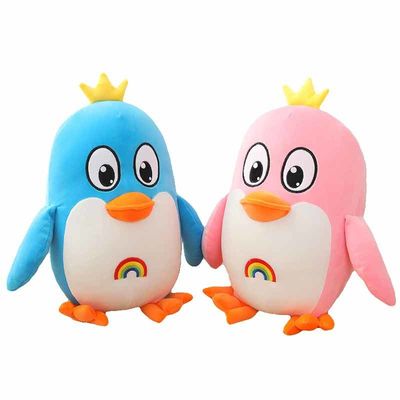 OEM Hand Washable 20cm Pink Penguin Plush Toy Untuk Dekorasi Rumah