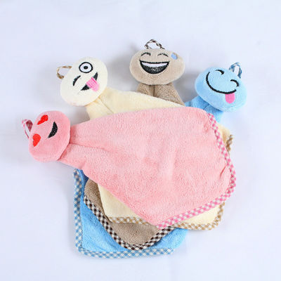 Handuk Saliva Bayi Mewah 20cm Persegi Pendek yang Halus