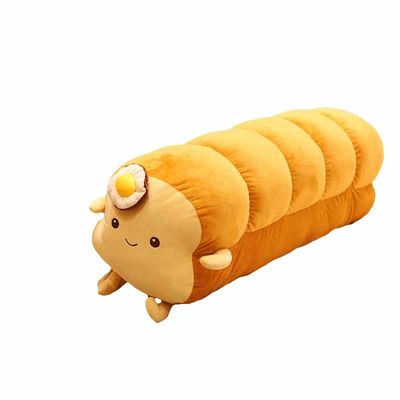 EN71 Polypropylene Cotton Filled Simulation Toast Plush Toy