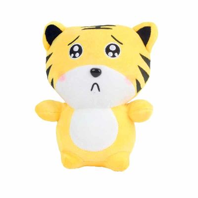 Bayi Menemani Kartun Tiger Plush Toy 20cm Tanpa Deformasi