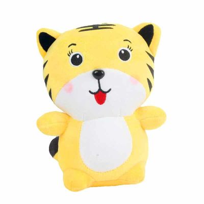 Bayi Menemani Kartun Tiger Plush Toy 20cm Tanpa Deformasi