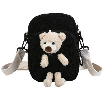 No Smell Children Short Plush 3D Teddy Bear Bookbag