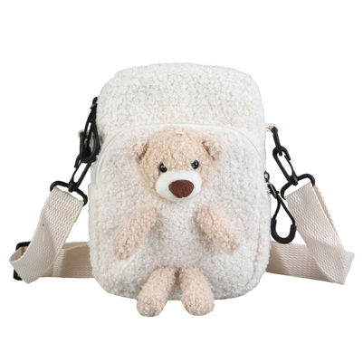 No Smell Children Short Plush 3D Teddy Bear Bookbag