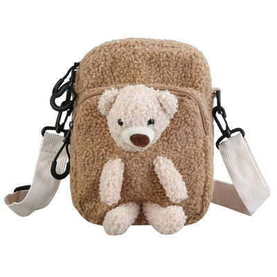 No Smell Children Short Plush 3D Teddy Bear Bookbag