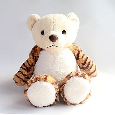 ISO9001 Pendek Plush Teddy Bear Dengan Topi Singa Yang Dapat Dilepas
