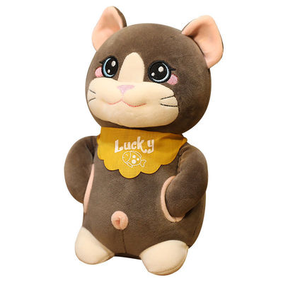 OEM Ramah Kulit 20cm Anak-anak Lucu Kucing Mainan Mewah